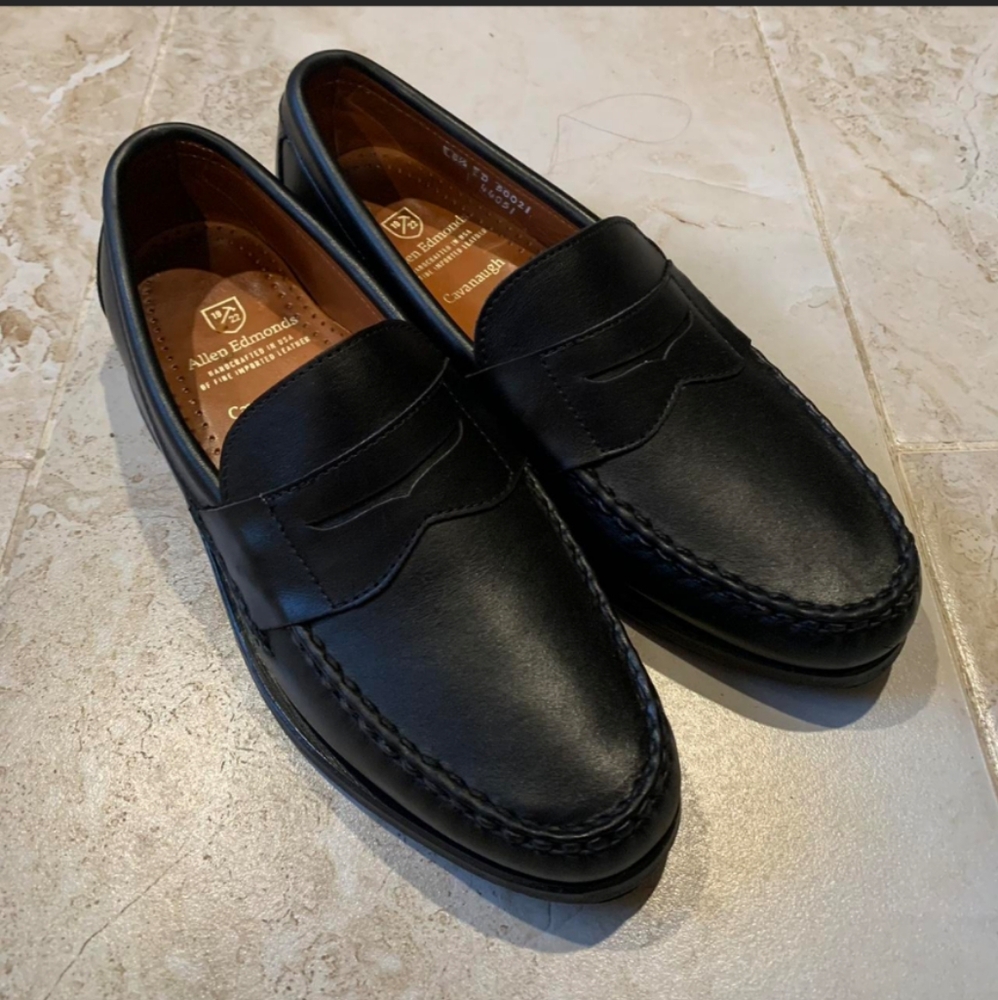 Allen Edmond Black Loafers